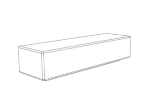 Garonne : Backless Bench : Toulouse