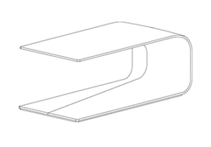 Grasshopper : Backless Table : 190