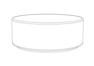 Soc : Backless Bench : 120 Monoblock