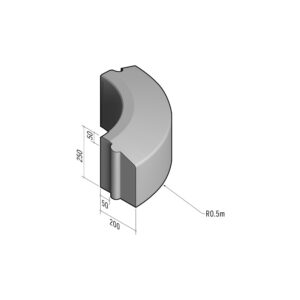 Cycle 50-200x250 | L-785 | Radius External | 0.5m | Splay | HD