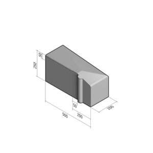 Cycle 50-200x250 | L-500 | Entry Platform Return | Left | Splay | SQHD