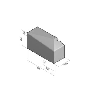 Cycle 50-200x250 | L-500 | Entry Platform Return | Right | Splay | HDSQ