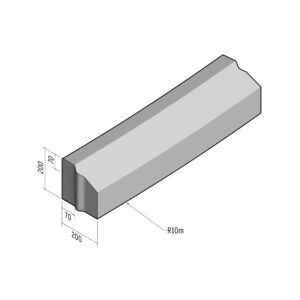Cycle 70-200x200 | L-980 | Radius External | 10m | Splay | VB