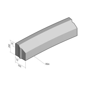 Cycle 70-200x200 | L-940 | Radius Internal | 6m | Splay | VB