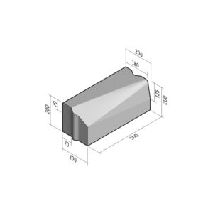 Cycle 70-200x200 | L-500 | Transition to 180-200x200 | Splay | VBVB