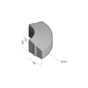Access 250-130x200 | L-785 | Radius External | 0.5m | Splay | VB