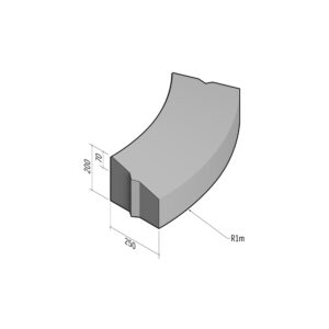 Access 250-130x200 | L-785 | Radius External | 1m | Splay | VB