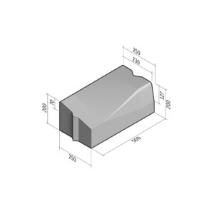 Access 250-130x200 | L-500 | Transition to 230-250x200 | Splay | VBVB