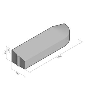 Access 250-130x200 | L-1000 | End | Right | Splay | VB