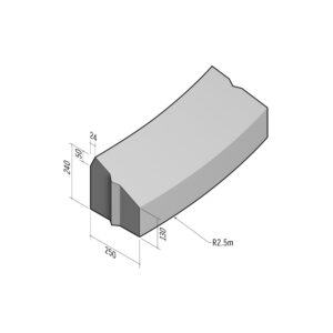 Access 250-130x240 | L-785 | Radius External | 2.5m | Splay | VB