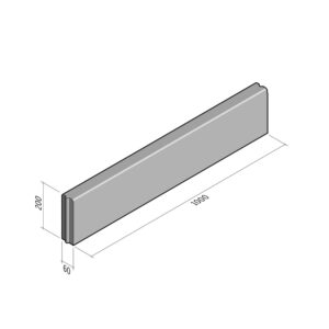 Boundary 60x200 | L-1000 | Straight | Flat | HD