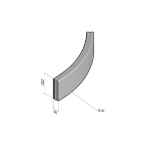 Boundary 60x200 | L-785 | Radius External | 1m | Flat | HD