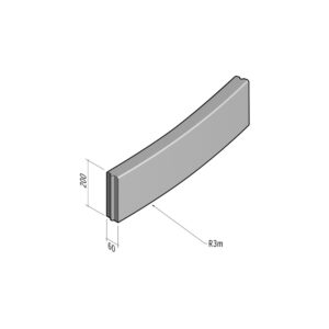Boundary 60x200 | L-785 | Radius External | 3m | Flat | HD