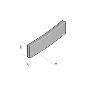 Boundary 60x200 | L-785 | Radius External | 4m | Flat | HD