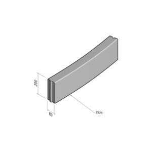 Boundary 80x200 | L-785 | Radius External | 4m | Flat | HD