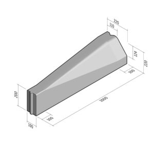 Boundary 100x200 | L-1000 | Transition to 110-220x200 | Flat | HDVB