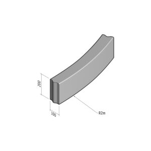 Boundary 100x200 | L-785 | Radius External | 2m | Flat | VB