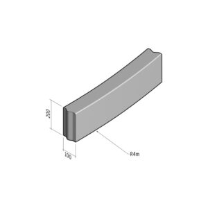Boundary 100x200 | L-785 | Radius External | 4m | Flat | VB