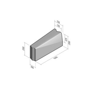 Boundary 100x200 | L-500 | Transition to 130-150x200 | Flat | VBVB