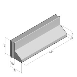 Boundary 100-250x300 | L-1000 | Straight Retainer | Flat | VB