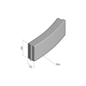 Boundary 120x250 | L-785 | Radius External | 2m | Flat | HD