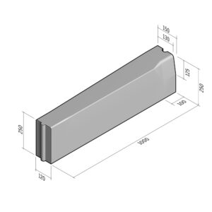 Boundary 120x250 | L-1000 | Transition to 130-150x250 | Flat | HDHD