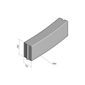 Boundary 150x250 | L-785 | Radius External | 4m | Flat | HD