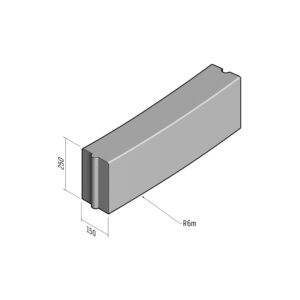 Boundary 150x250 | L-785 | Radius External | 6m | Flat | HD