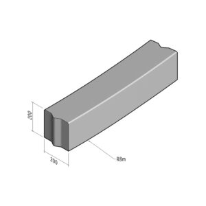 Boundary 200x200 | L-960 | Radius External | 8m | Flat | VB