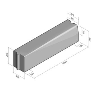 Boundary 200x250 | L-1000 | Transition to 180-200x250 | Flat | HDVB