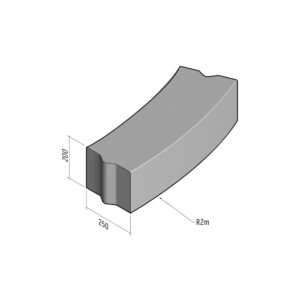 Boundary 250x200 | L-785 | Radius External | 2m | Flat | VB