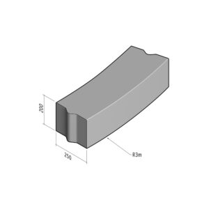 Boundary 250x200 | L-785 | Radius External | 3m | Flat | VB