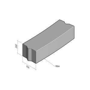 Boundary 250x200 | L-785 | Radius External | 6m | Flat | VB