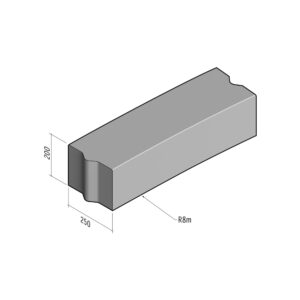 Boundary 250x200 | L-785 | Radius Internal | 8m | Flat | VB