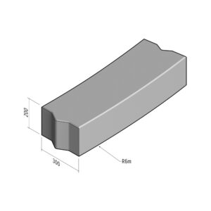 Boundary 300x200 | L-940 | Radius External | 6m | Flat | VB