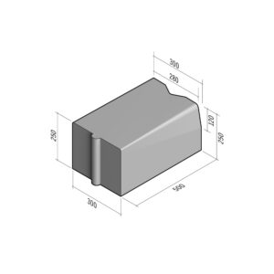 Boundary 300x250 | L-500 | Transition to 280-300x240 | Flat | HDVB