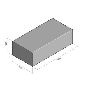 Boundary 500x300 | L-1000 | Straight | Flat | SQ