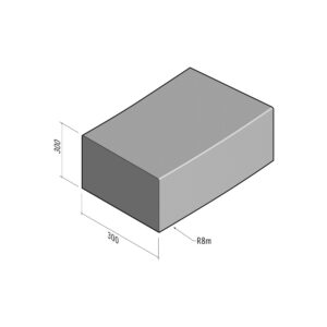 Boundary 500x300 | L-785 | Radius External | 8m | Flat | SQ