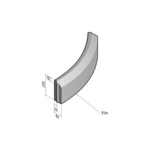 Cycle 30-80x200 | L-785 | Radius External | 1m | Splay | HD