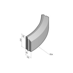 Cycle 40-120x250 | L-785 | Radius External | 1m | Splay | HD
