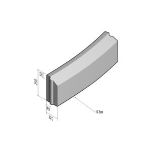 Cycle 40-120x250 | L-785 | Radius External | 3m | Splay | HD