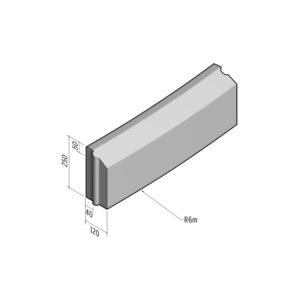 Cycle 40-120x250 | L-785 | Radius External | 6m | Splay | HD
