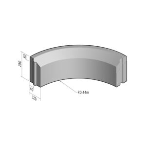 Cycle 40-120x250 | L-691 | Radius Internal | 0.44m | Splay | HD