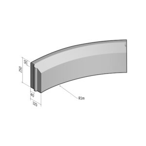 Cycle 40-120x250 | L-785 | Radius Internal | 1m | Splay | HD