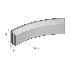 Cycle 40-120x250 | L-930 | Radius Internal | 1.19m | Splay | HD