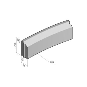 Cycle 40-120x250 | L-785 | Radius Internal | 3m | Splay | HD