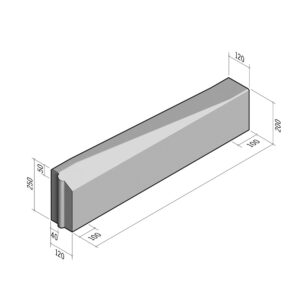 Cycle 40-120x250 | L-1000 | End Transition to 120x200 | Right | Splay | HDSQ