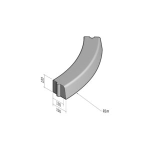 Highway 130-150x120 | L-785 | Radius External | 1m | Half-Battered | HD