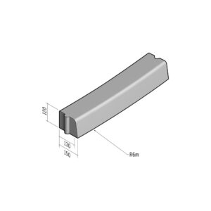 Highway 130-150x120 | L-785 | Radius External | 6m | Half-Battered | HD