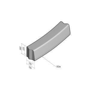 Highway 130-150x160 | L-785 | Radius External | 3m | Half-Battered | VB